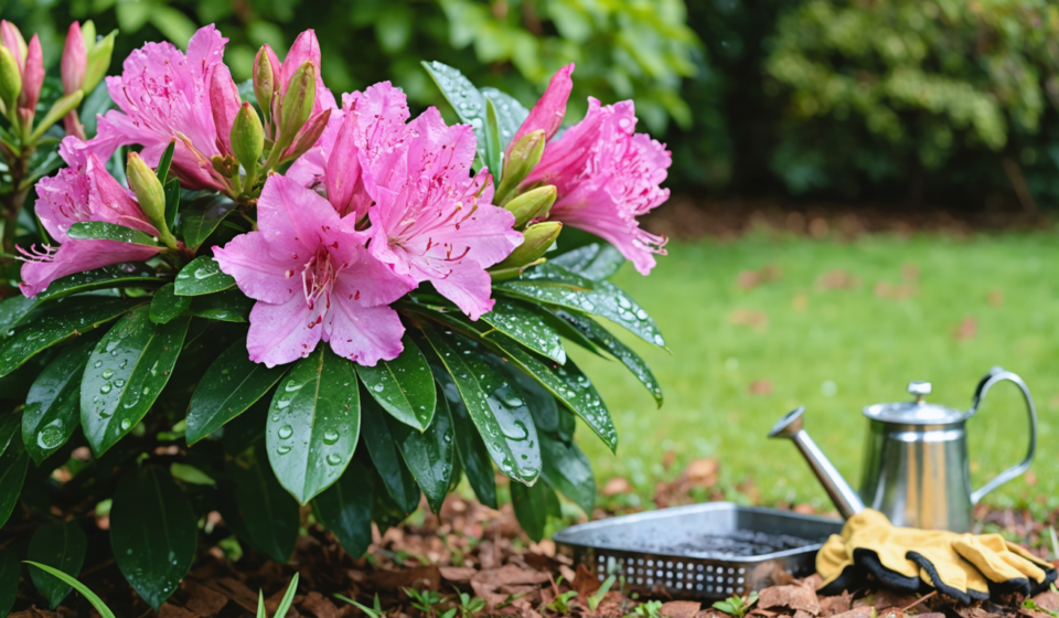 découvrez notre guide pratique pour entretenir votre rhododendron, avec des conseils essentiels pour le maintenir en pleine santé et favoriser sa floraison.