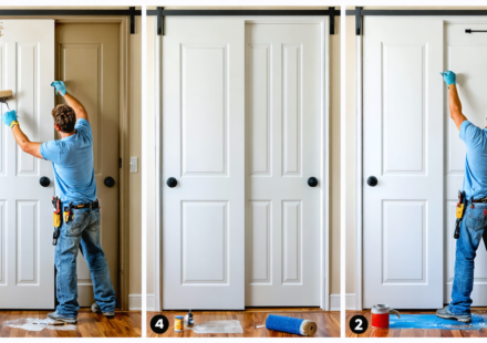 apprenez à peindre une porte de placard coulissante avec notre guide étape par étape pour un résultat impeccable et durable. astuces et conseils professionnels inclus.