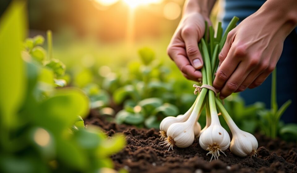 Le moment idéal pour nouer les feuilles d'ail : tout ce qu'il faut savoir