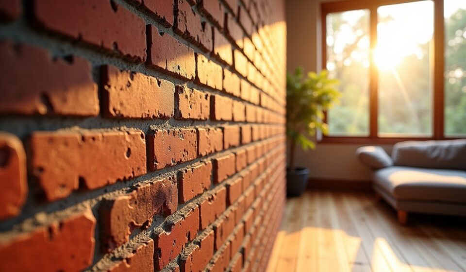 Mur en briques rouges de 7 cm : support structurel ou cloison décorative ?