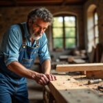 Manuel pratique pour un scellement parfait d’une poutre en bois dans un mur en pierre