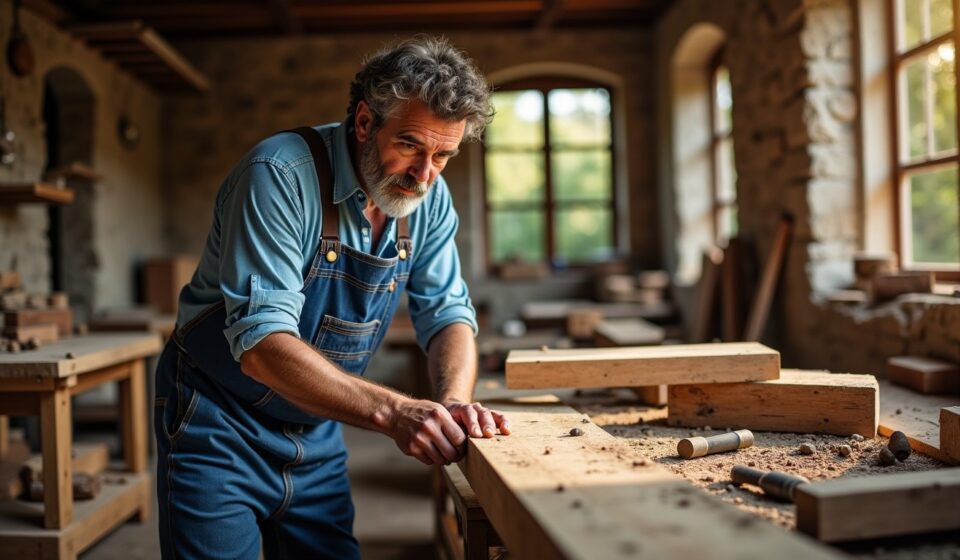 Manuel pratique pour un scellement parfait d’une poutre en bois dans un mur en pierre