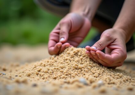 Aménagement extérieur : guide pratique pour niveler un terrain à l'aide de sable