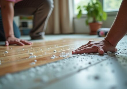Comment éliminer l'eau sous un parquet PVC : astuces efficaces pour drainer l'humidité