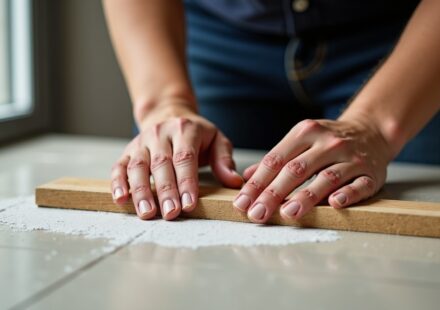 Techniques efficaces pour fixer durablement du bois sur du carrelage