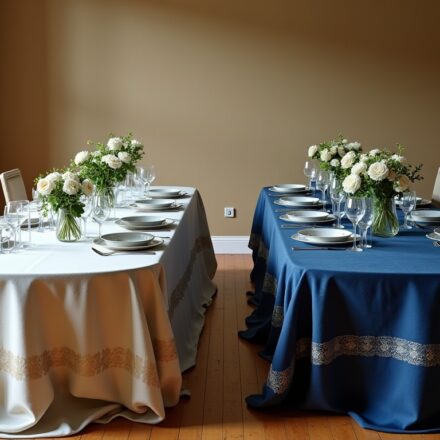 Nappe ovale ou rectangulaire : quelle forme privilégier selon la table ?
